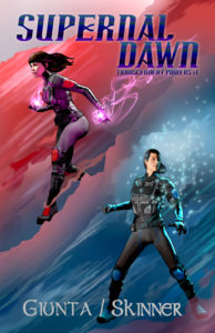 Image: Cover of Supernal Dawn co-written by JA Giunta and Sharon Skinner