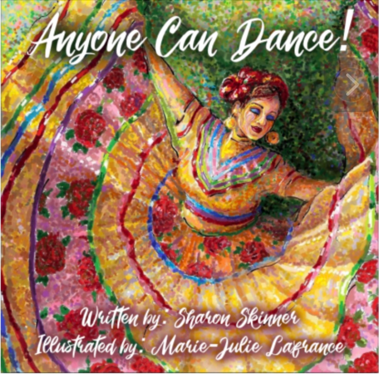 Image: Anyone can dance book cover